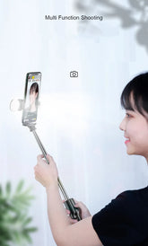 Mobile Phone Selfie Stick With Light