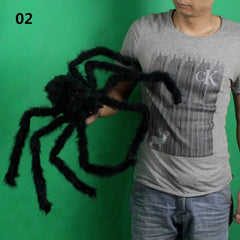 Super Large Plush Spider Made of Wire and Plush