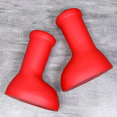 حذاء رجالي أحمر عصري