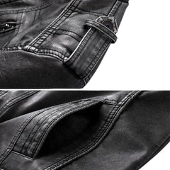 سترة جلدية فاخرة وأنيقة