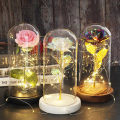 زهور جلاكسي روز الاصطناعية