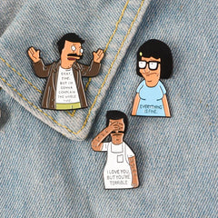 Complaining Bob's Burgers Pins