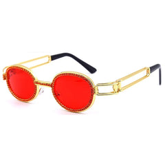 Diamond-Studded Steampunk Sunglasses