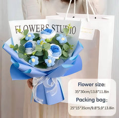 باقة زهور كروشيه