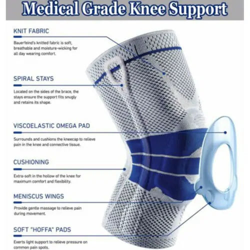 Silicone Spring Knee Brace Support