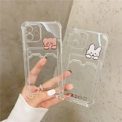 Clear Cartoon Card Case