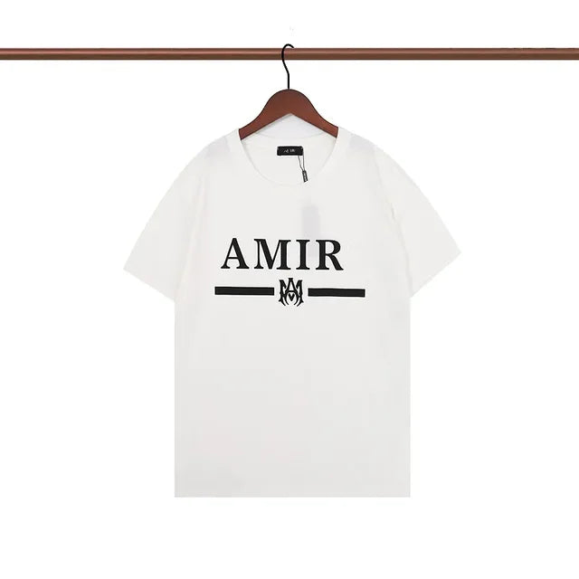 Short Sleeve Graffiti Letter Printed T-shirt