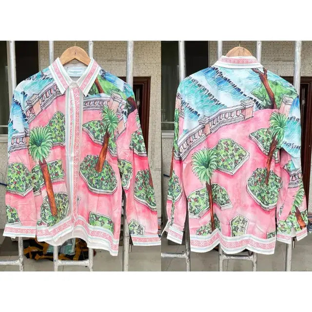 Hawaiian Shirt With Sulphen Sleeves