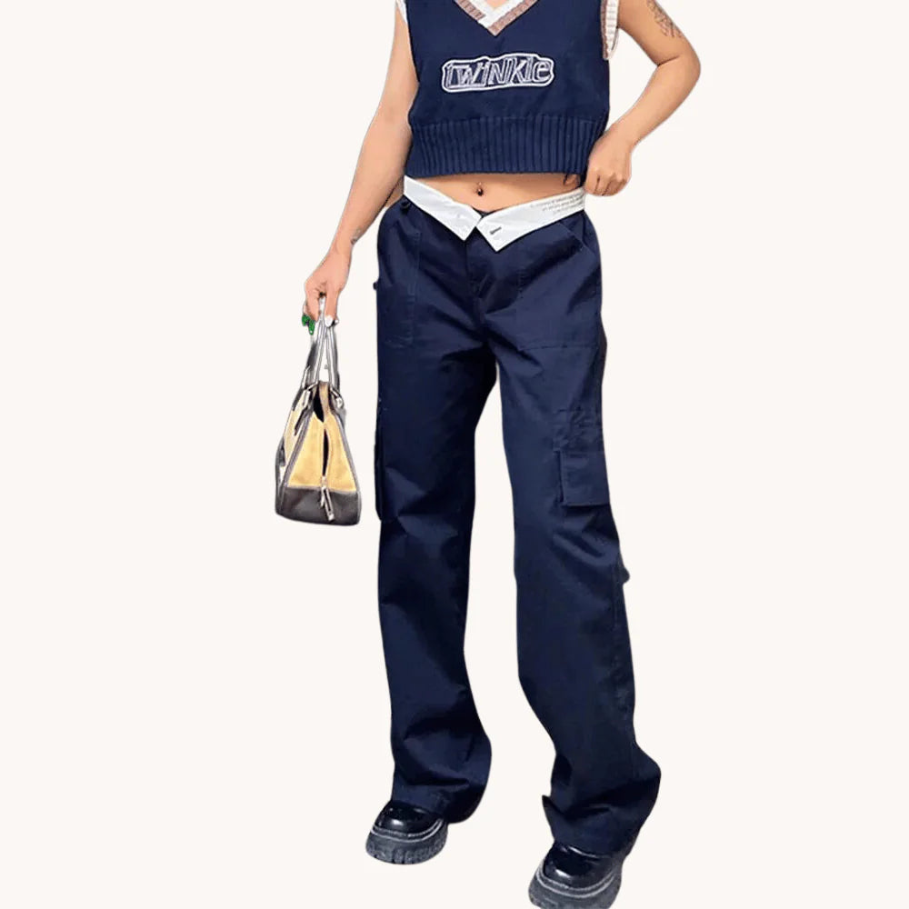 UG Casual Wide Leg Cargo Pants