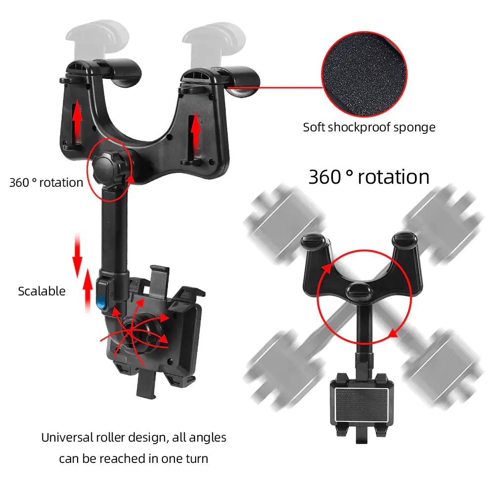 Rotatable Smart Phone Car Holder