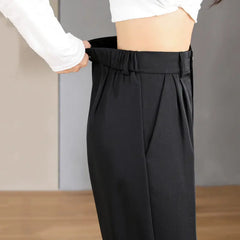 Women's Chic Vintage High Straight Pants