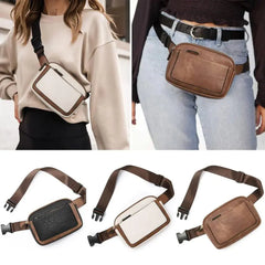 High Capacity Zipper Closure Messenger Bag