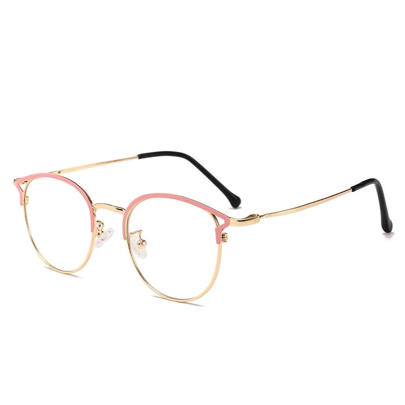 Anti-Blue Light Round Eyeglasses