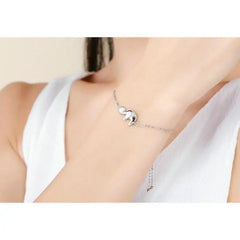 سوار فيل أنيق من الفضة الاسترلينية