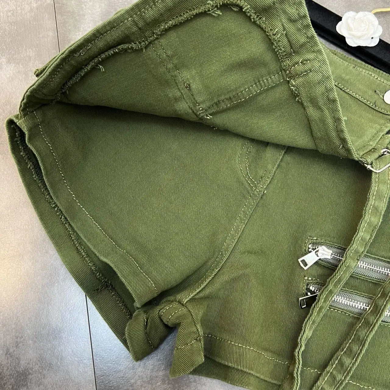 شورت Kyla Denim Utility Cargo