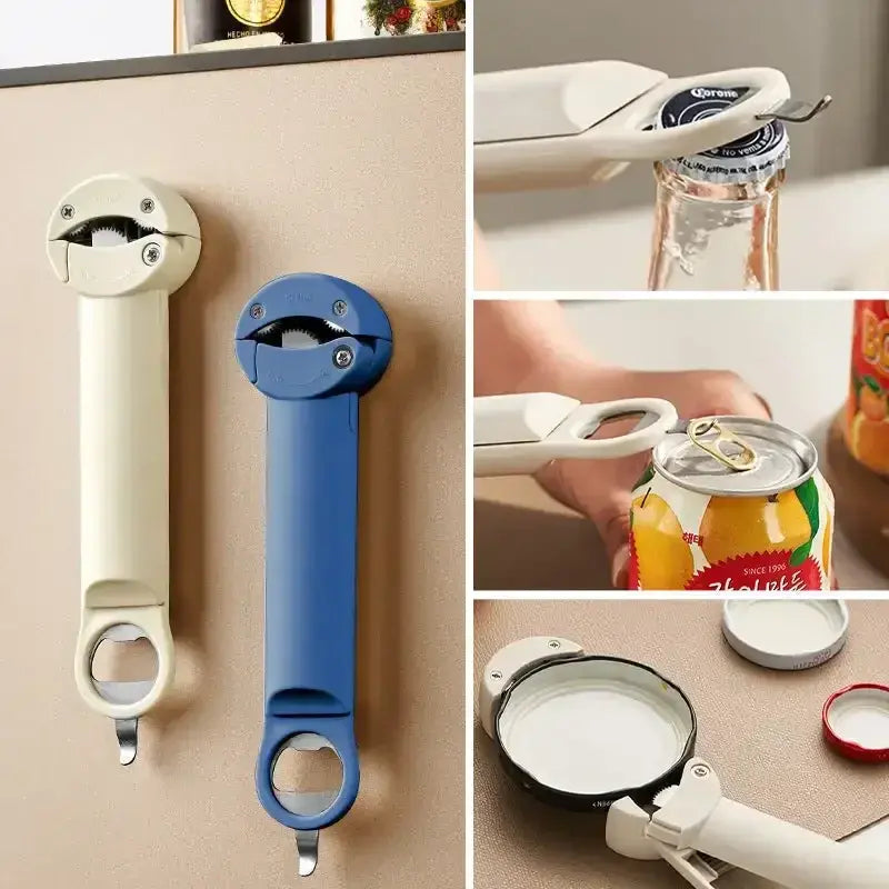 Adjustable Magnetic Multi-Function Bottle And Jar Opener