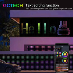 أضواء ستائرية ذكية LED RGB مع تطبيق بلوتوث