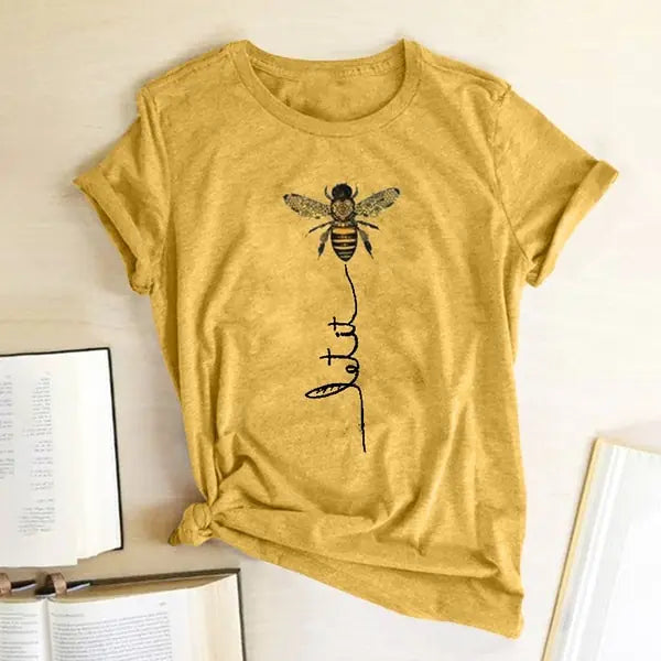 تي شيرت Bee Kind: تي شيرت جرافيكي للنساء من Hillbilly (2020)