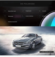 نظارات شمسية للرجال UV400 للمشي لمسافات طويلة وصيد الأسماك