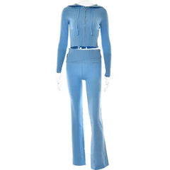 2 Piece-Set Trousers Hoodie Tracksuit