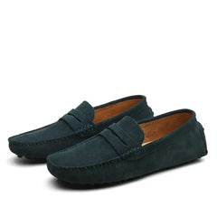 Leather Loafers Casual Slip-On Driving Shoes