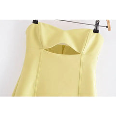 فستان قصير بدون أكمام للنساء من Streetwear