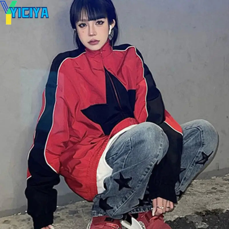 سترة YICIYA Varsity Bomber