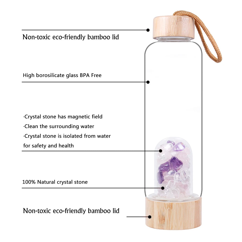 Elixir Quartz Crystal Water Bottle