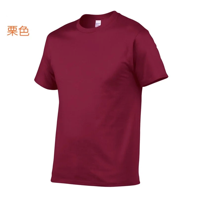 Solid Color Men's / Women Plain T-Shirt