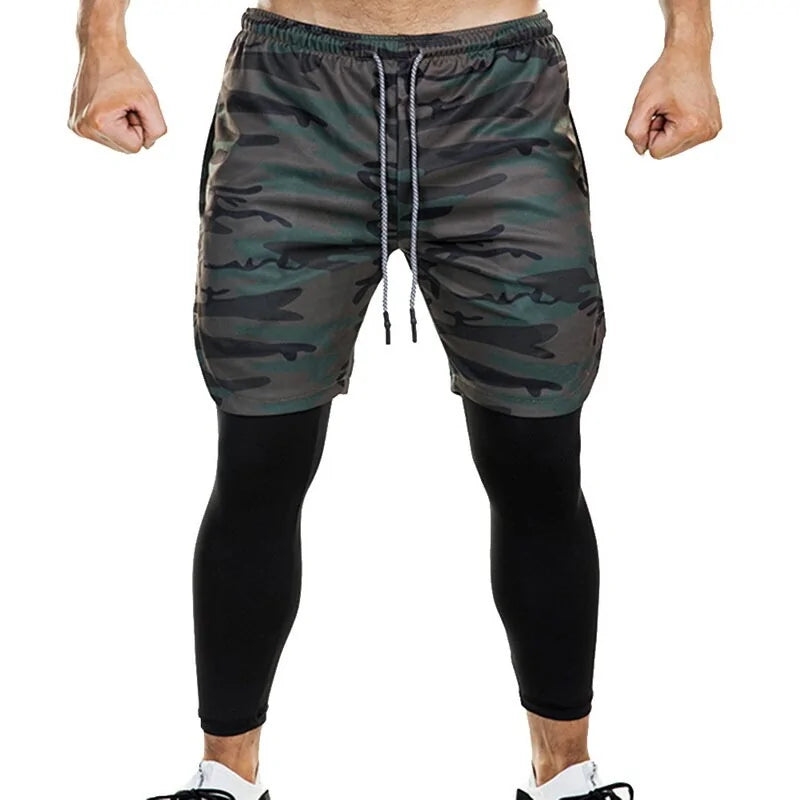 New Summer Men 2 in 1 Joggers Pants