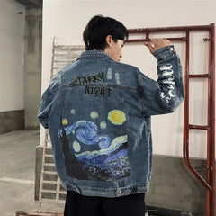 Van Gogh Starry Night Denim Jacket