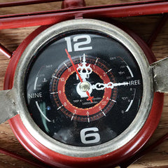 Aviator's Timekeeper Vintage Wall Clock