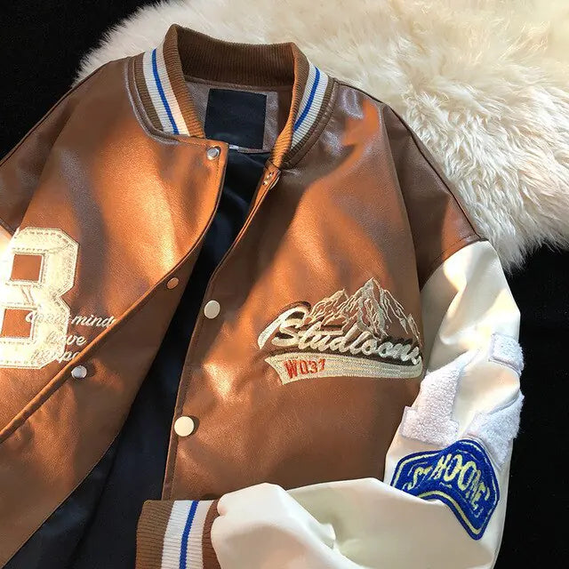 Vintage-Inspired Jackets With Classic Letter Embroidery