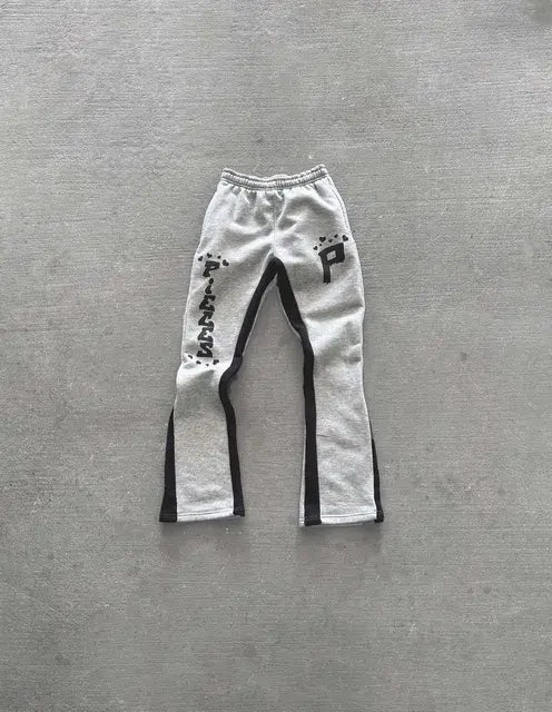 Elastic Drawstring Oversized Pants