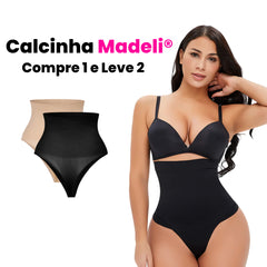 Madeli®-Calcinha Fio Dental Modeladora Com Barbatanas que Não Enrolam (مجموعة مكونة من وحدتين + MEGA BRINDE)