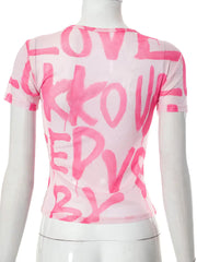 Feel The Love Mesh Tee