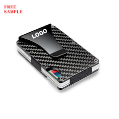 Aluminum alloy carbon fiber credit card box