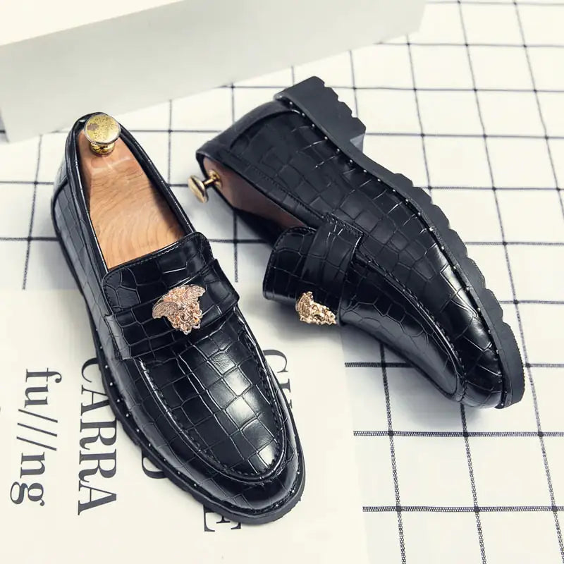 The Roveleto - Italian Fashion style Leather Loafers For Men