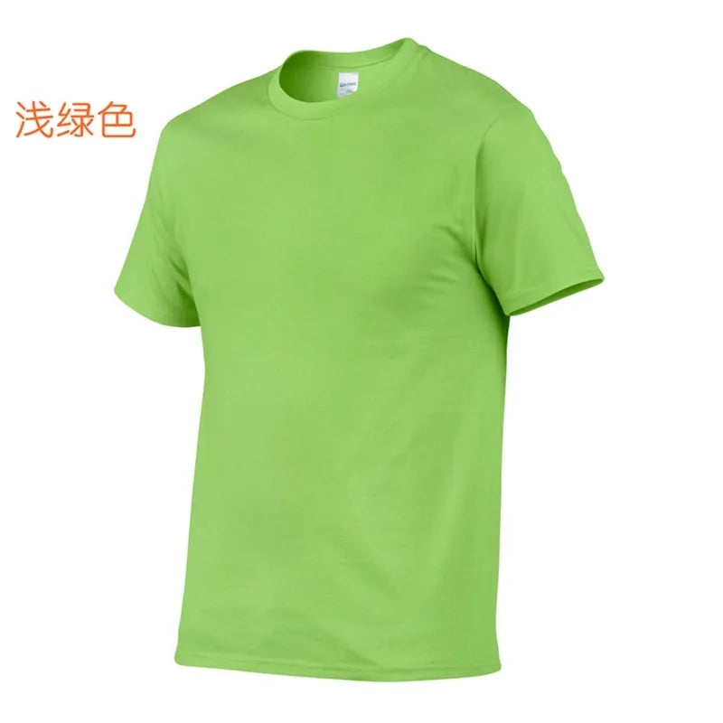 Solid Color Men's / Women Plain T-Shirt