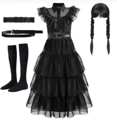 Black Long Skirt Gothic Cosplay