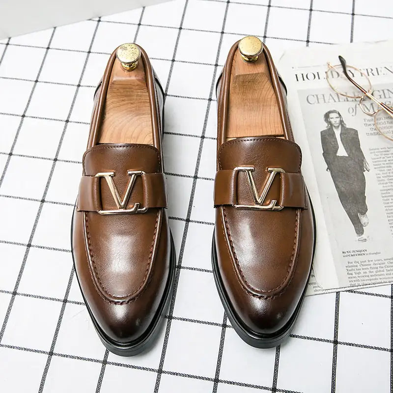 The Roveleto - Italian Fashion style Leather Loafers For Men