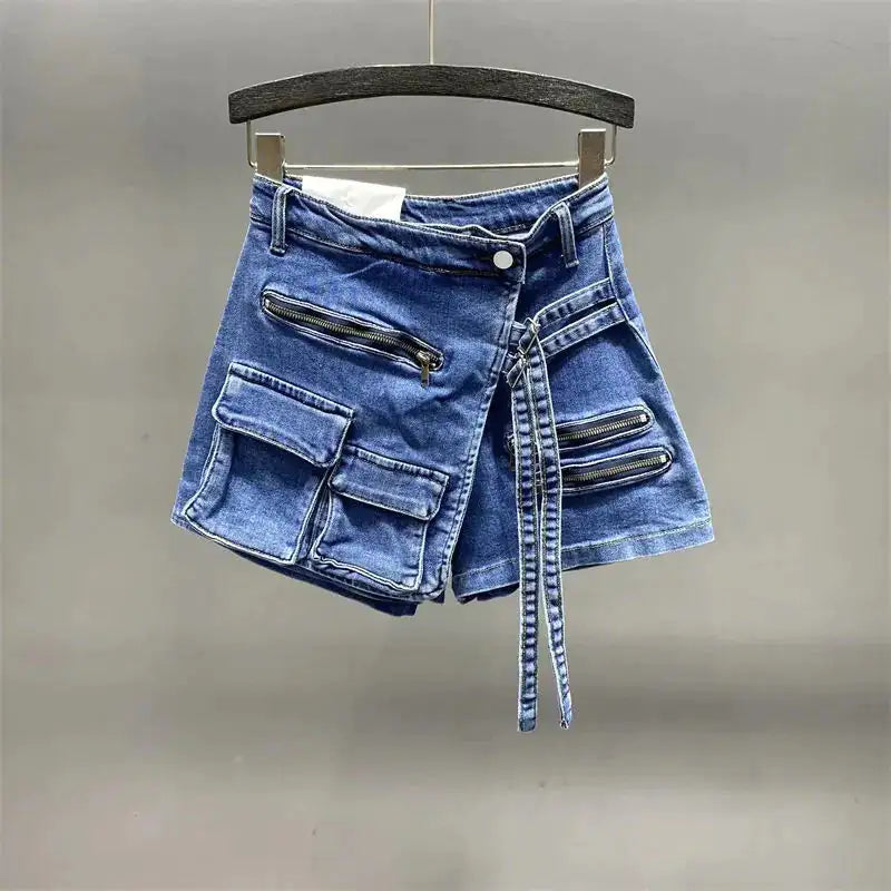 شورت Kyla Denim Utility Cargo