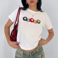 ملابس Y2k Clothing 90s Grunge Green Crop Top Retro Street Wear