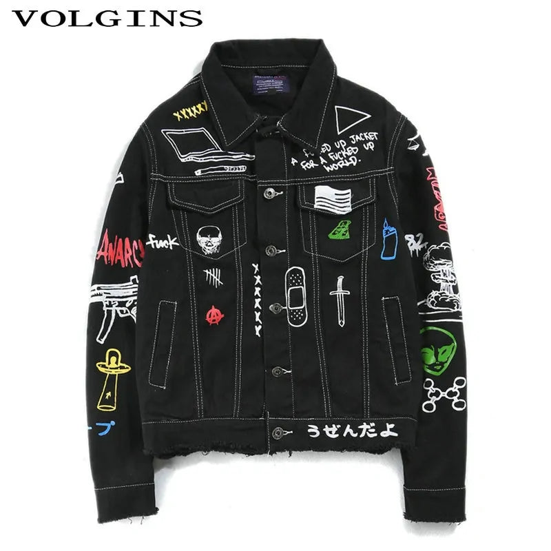 Lost Forever Autumn Men Bomber Jacket