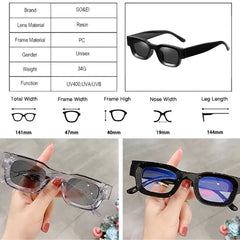 Small Square Polarized Sunglasses