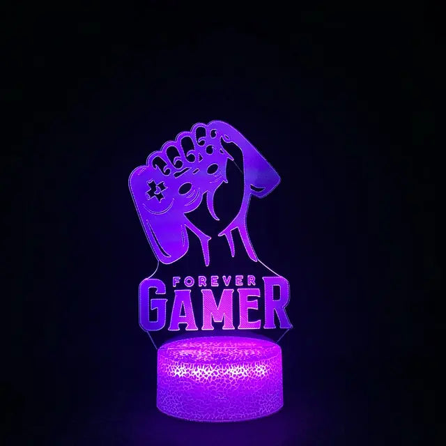 إعداد الألعاب LED ثلاثي الأبعاد بمصباح RGB