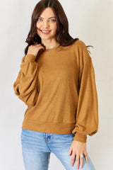تي شيرت CozyChic بأكمام طويلة