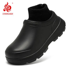 Strongshen Men Warm Kitchen Working Shoes Non-slip