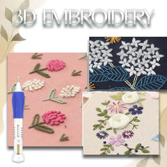 Hand Embroidery Pen Patch Knitting Sewing Tool Kit