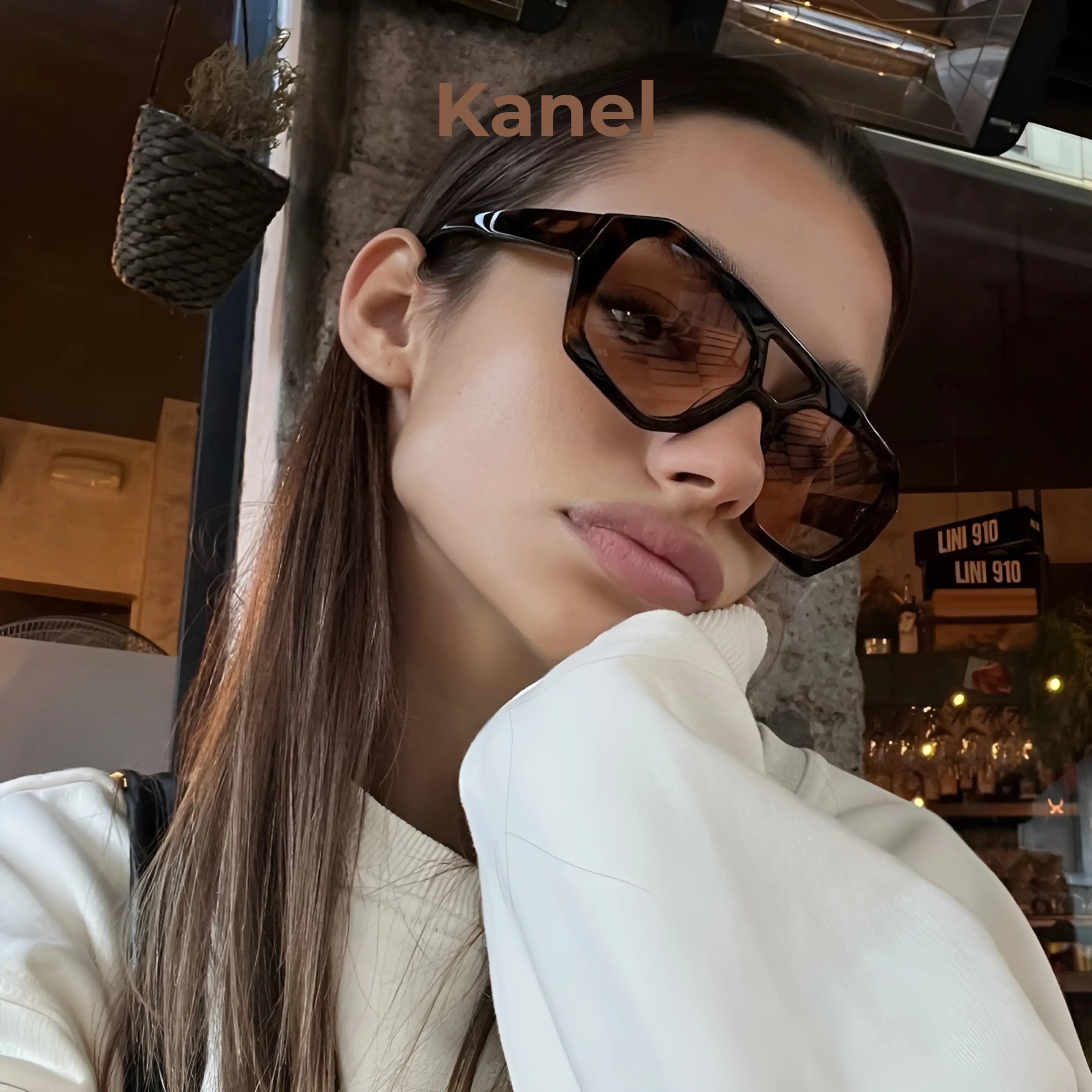 نظارة شمسية ريترو بوليجون للنساء